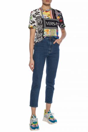 Patterned t-shirt with a logo, zdjęcie 2 Patterned t-shirt with a logo od Versace